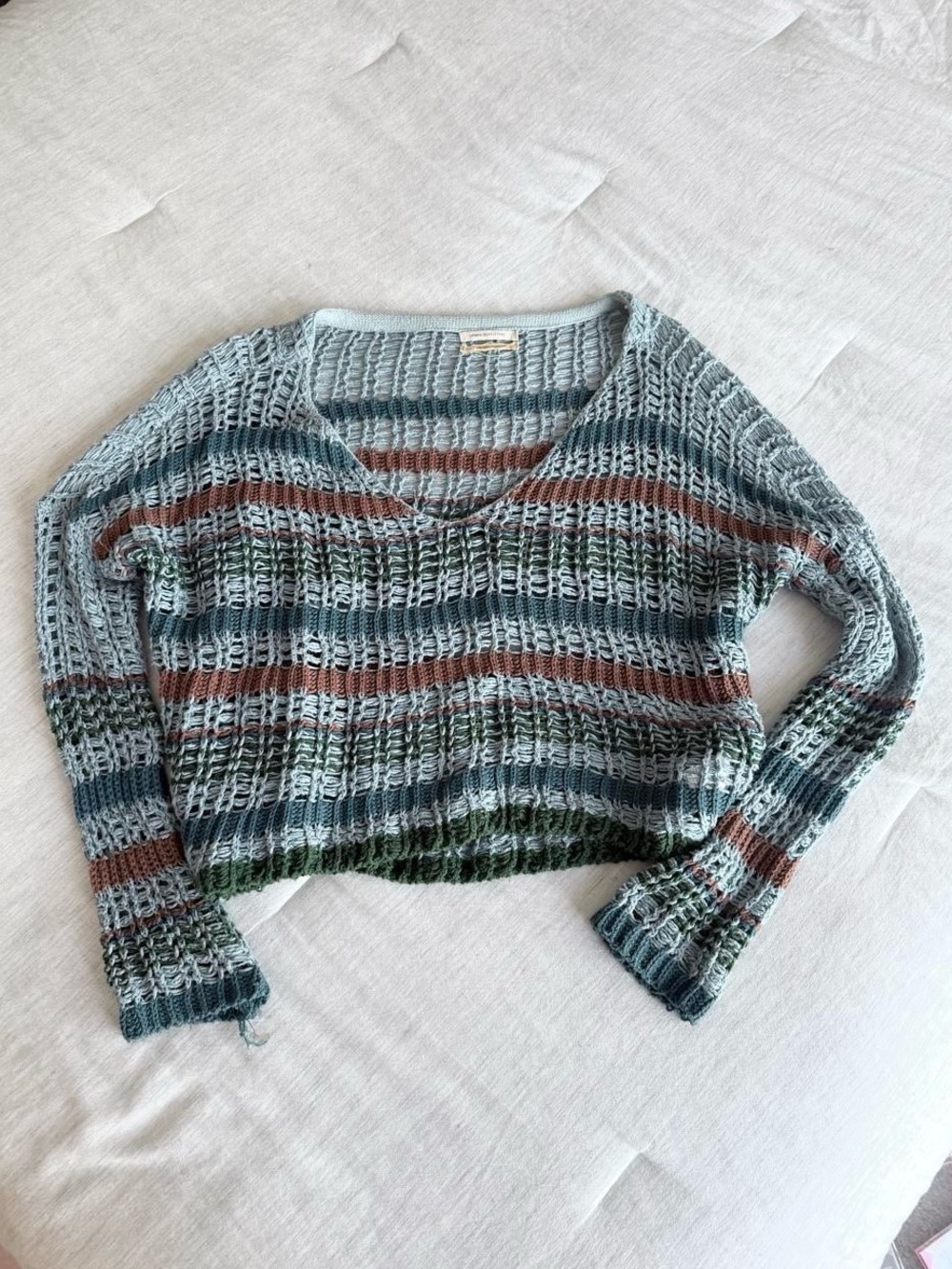 Urban Outfitters Boho Slouchy Knit Sweater Top Small Preowned